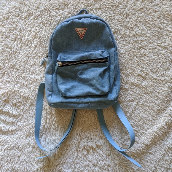 Guess Handbags - Guess Mini Denim Backpack
